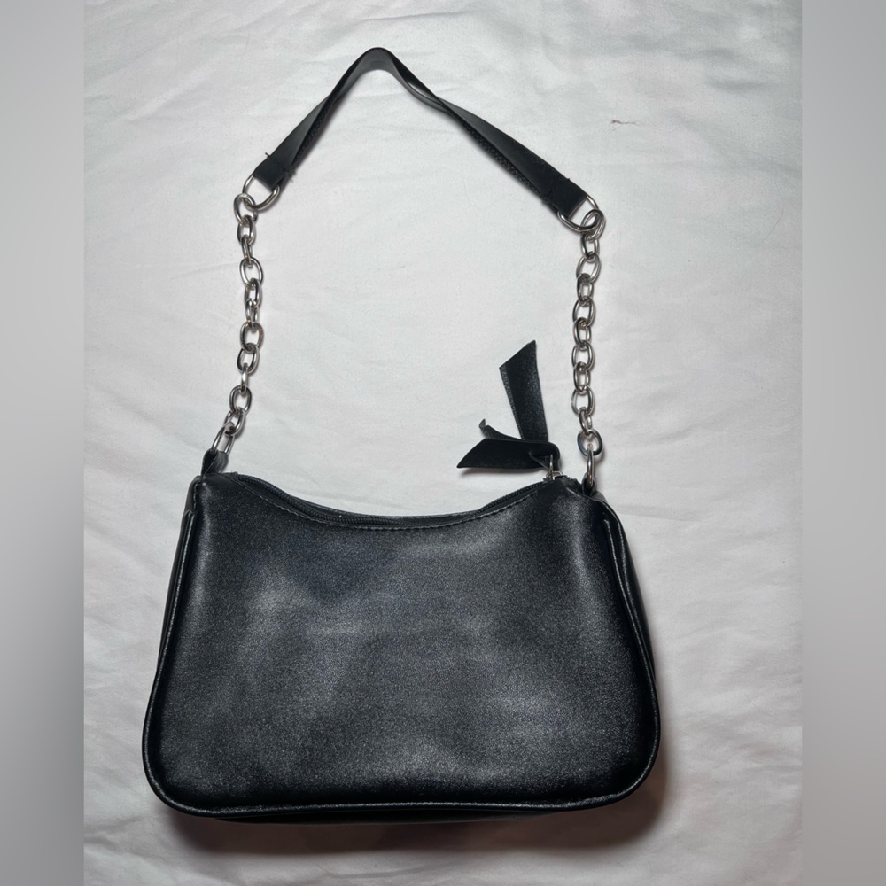 Fake Leather Purse Shoulder Bag